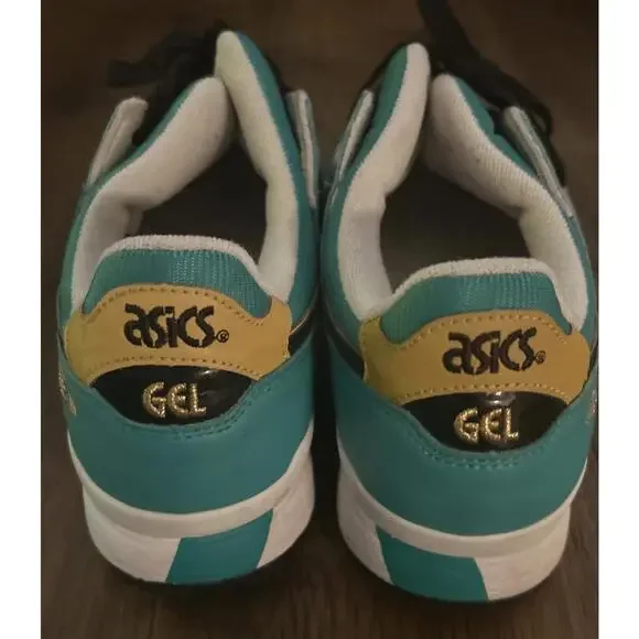 Asics Gel-Lyte III Teal/white/black/gold  Sz 9  Y2Kvibe Retro Dad - Picture 5 of 11
